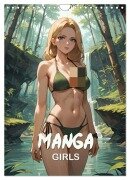 Manga Beauties - 12 Schönheiten im Manga-Stil (Wandkalender 2026 DIN A4 hoch), CALVENDO Monatskalender - Peter R. Stuhlmann