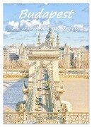 Cover-Bild zum Titel 'Budapest - Ein malerischer Spaziergang (Wandkalender 2026 DIN A2 hoch), CALVENDO Monatskalender' von 'Bettina Hackstein'