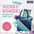 Cover-Bild zum Titel 'Woolly Hugs Taschen & Wohn-Deko stricken aus ROPE-Garn' von 'Veronika Hug'