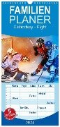 Familienplaner 2024 - Eishockey - Fight mit 5 Spalten (Wandkalender, 21 x 45 cm) CALVENDO - Peter Roder