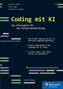 Cover-Bild zum Titel 'Coding mit KI' von 'Michael Kofler, Bernd Öggl, Sebastian Springer'