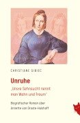 Cover-Bild zum Titel 'Unruhe' von 'Christiane Gibiec'