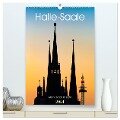 Halle/Saale - Meine Stadt im Licht (hochwertiger Premium Wandkalender 2024 DIN A2 hoch), Kunstdruck in Hochglanz - Martin Wasilewski
