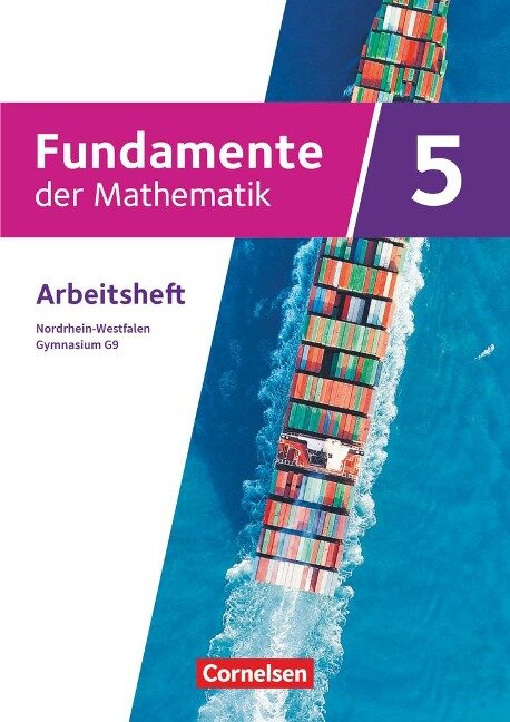 Fundamente der Mathematik 5. Schuljahr - Nordrhein-Westfalen - Gymnasium G9 - Arbeitsheft mit Lösungen - 