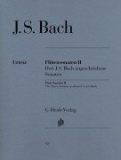 Cover-Bild zum Titel 'Bach, Johann Sebastian - Flötensonaten, Band II (Drei J. S. Bach zugeschriebene Sonaten)' von 'Johann Sebastian Bach'