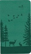 Taschenkalender Nature Line Forest 2025 - Taschen-Kalender 9x15,6 cm - 1 Woche 2 Seiten - 128 Seiten - Umwelt-Kalender - mit Hardcover - Alpha Edition - 