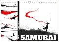 Samurai Illustrationen (Wandkalender 2025 DIN A4 quer), CALVENDO Monatskalender - Dirk Meutzner