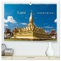 Laos - Im Herzen Indochinas (hochwertiger Premium Wandkalender 2024 DIN A2 quer), Kunstdruck in Hochglanz - Harry Müller