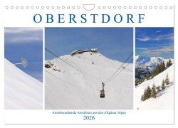 Oberstdorf. Atemberaubende Ansichten aus den Allgäuer Alpen (Wandkalender 2026 DIN A4 quer), CALVENDO Monatskalender - Lucy M. Laube
