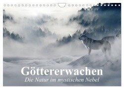 Göttererwachen. Die Natur im mystischen Nebel (Wandkalender 2025 DIN A4 quer), CALVENDO Monatskalender - Elisabeth Stanzer