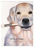 Arts & Dogs (Wandkalender 2025 DIN A2 hoch), CALVENDO Monatskalender - Nicole Zeug