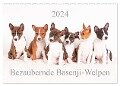 Bezaubernde Basenji-Welpen (Wandkalender 2024 DIN A2 quer), CALVENDO Monatskalender - Angelika Joswig