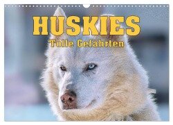 Huskies - Tolle Gefährten (Wandkalender 2025 DIN A3 quer), CALVENDO Monatskalender - Liselotte Brunner-Klaus