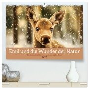 Emil und die Wunder der Natur (hochwertiger Premium Wandkalender 2026 DIN A2 quer), Kunstdruck in Hochglanz - Daniela Tapper