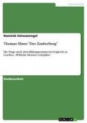Thomas Mann "Der Zauberberg" - Dominik Schwanengel