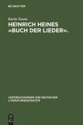 Cover-Bild zum Titel 'Heinrich Heines 'Buch der Lieder'.' von 'Karin Sousa'