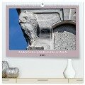 Jugendstil-Bauplastik in Wien (hochwertiger Premium Wandkalender 2025 DIN A2 quer), Kunstdruck in Hochglanz - Werner Braun