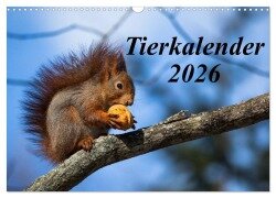 Tierkalender 2026 (Wandkalender 2026 DIN A3 quer), CALVENDO Monatskalender - Frank Tschöpe