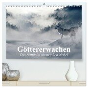 Göttererwachen. Die Natur im mystischen Nebel (hochwertiger Premium Wandkalender 2026 DIN A2 quer), Kunstdruck in Hochglanz - Elisabeth Stanzer
