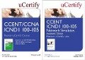 Ccent Icnd1 100-105 Pearson Ucertify Course and Network Simulator Academic Edition Bundle - Wendell Odom, Sean Wilkins