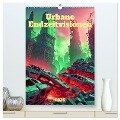 Urbane Endzeitvisionen (hochwertiger Premium Wandkalender 2025 DIN A2 hoch), Kunstdruck in Hochglanz - Werner Braun