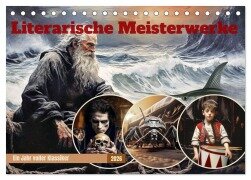 Literarische Meisterwerke (Tischkalender 2026 DIN A5 quer), CALVENDO Monatskalender - Digitaldreamweaver Simone Hug