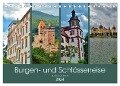 Burgen- und Schlösserreise durch Deutschland (Tischkalender 2024 DIN A5 quer), CALVENDO Monatskalender - Andrea Janke