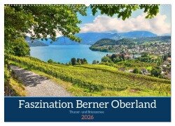 Faszination Berner Oberland - Thuner- und Brienzersee (Wandkalender 2026 DIN A2 quer), CALVENDO Monatskalender - SusaZoom SusaZoom