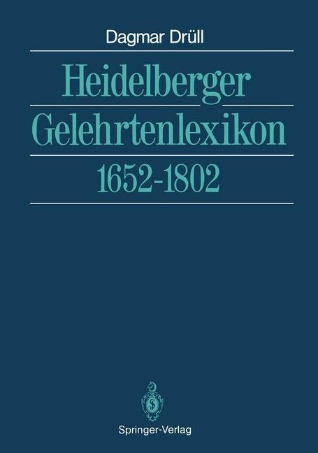 Heidelberger Gelehrtenlexikon - Dagmar Drüll