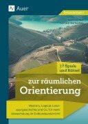 Cover-Bild zum Titel '17 Spiele und Rätsel zur räumlichen Orientierung' von 'Reinhold Helf, Gerhard Vierbuchen'