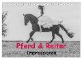 Pferd & Reiter - Impressionen (Tischkalender 2024 DIN A5 quer), CALVENDO Monatskalender - Yvonne Obermüller Fotografie