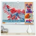 Modern Art Animals (hochwertiger Premium Wandkalender 2025 DIN A2 quer), Kunstdruck in Hochglanz - Steffen Gierok-Latniak