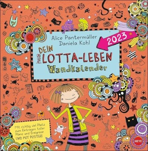 Lotta-Leben Broschurkalender 2023 - Alice Panterrmüller, Daniela Kohl