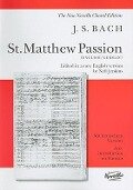 St. Matthew Passion - Johann Sebastian Bach