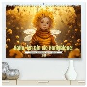 Hallo! Ich bin die Honigbiene (hochwertiger Premium Wandkalender 2026 DIN A2 quer), Kunstdruck in Hochglanz - Daniela Tapper