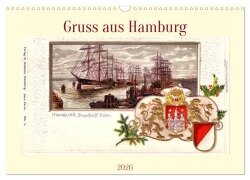 Gruss aus Hamburg (Wandkalender 2026 DIN A3 quer), CALVENDO Monatskalender - Henning von Löwis of Menar