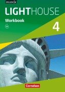 Cover-Bild zum Titel 'English G LIGHTHOUSE 04: 8. Schuljahr. Workbook mit Audios online' von 'Gwen Berwick, Sydney Thorne'