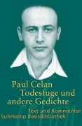 Cover-Bild zum Titel '»Todesfuge« und andere Gedichte' von 'Paul Celan'
