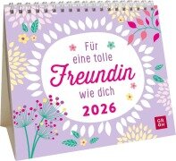 Mini-Kalender 2026: Für eine tolle Freundin wie dich - 