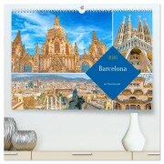 Barcelona - ein Traumreiseziel (hochwertiger Premium Wandkalender 2026 DIN A2 quer), Kunstdruck in Hochglanz - Nina Schwarze