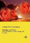 Beiträge zur Poesie - Johann Peter Eckermann