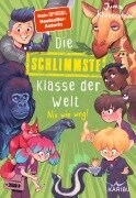 Cover-Bild zum Titel 'Die schlimmste Klasse der Welt (Band 5) - Nix wie weg!' von 'Juma Kliebenstein'