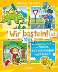 Cover-Bild zum Titel 'Wir basteln! XXL - Die schönsten Motive zum Malen, Ausschneiden und Kleben (gelb)' von ''