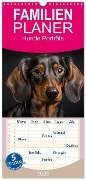 Familienplaner 2025 - Hunde Porträts mit 5 Spalten (Wandkalender, 21 x 45 cm) CALVENDO - Dirk Meutzner