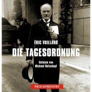 Cover-Bild zum Titel 'Die Tagesordnung' von 'Éric Vuillard'