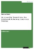 Moritz von Uslar "Deutschboden - Eine teilnehmende Beobachtung". Analyse einer Reportage - Sabrina Talbot