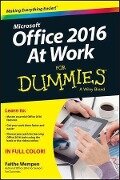 Cover-Bild zum Titel 'Office 2016 at Work For Dummies' von 'Faithe Wempen'