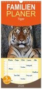 Cover-Bild zum Titel 'Familienplaner 2026 - Tiger mit 5 Spalten (Wandkalender, 21 x 45 cm) CALVENDO' von 'Jörg Hennig'