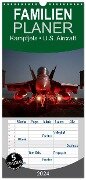 Familienplaner 2024 - Kampfjets ¿ U.S. Aircraft mit 5 Spalten (Wandkalender, 21 x 45 cm) CALVENDO - Elisabeth Stanzer