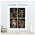 Zauberhafte Hundebabys (hochwertiger Premium Wandkalender 2025 DIN A2 hoch), Kunstdruck in Hochglanz - Steffen Gierok-Latniak